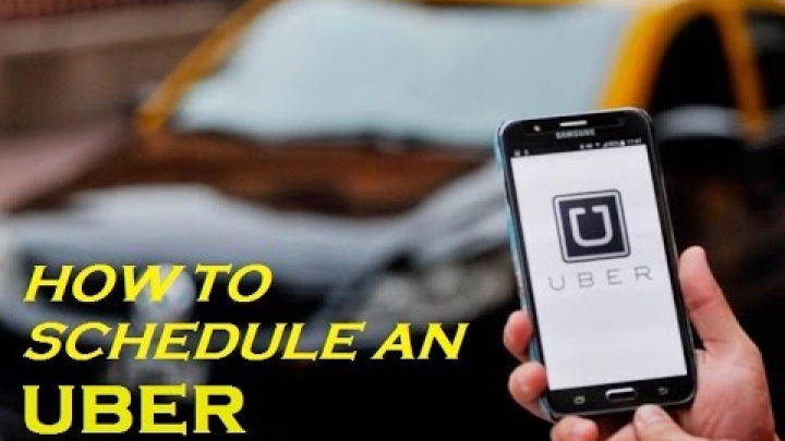 How to schedule an UBER - Book an UBER 30 days beforehand
